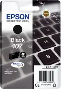 INKTCARTRIDGE EPSON 407 T07U140 ZWART