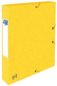 ELASTOBOX OXFORD TOP FILE+ A4 40MM GEEL