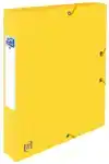 ELASTOBOX OXFORD TOP FILE+ A4 40MM GEEL