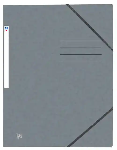 ELASTOMAP OXFORD TOP FILE+ A4 GRIJS