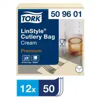 POCHETTE TORK LINSTYLE 19.5X9.8CM CREME