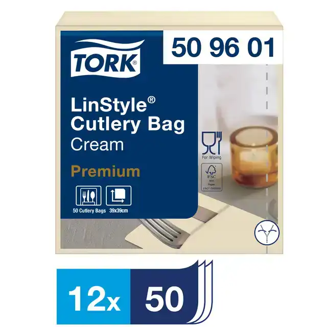 POCHETTE TORK LINSTYLE PREMIUM 1LAAGS