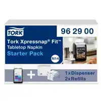 STARTPAKKET DISPENSER TORK ZWART 962900