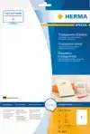 ETIKET HERMA 8964 210X297MM 10ST TRANSP