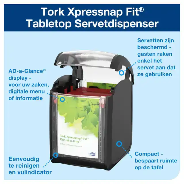 SERVETDISPENSER TORK N14 SIGNATURE LINE