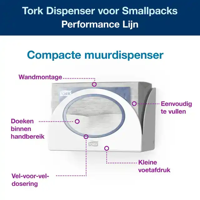 REINIGINGSDOEKDISPENSER TORK W8