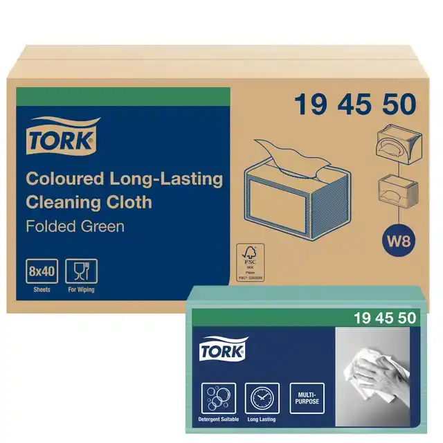 REINIGINGSDOEK TORK W8 PREMIUM 1LAAGS