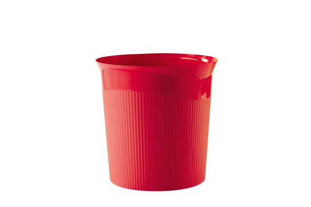 PAPIERBAK HAN RE-LOOP 13L ROND ROOD