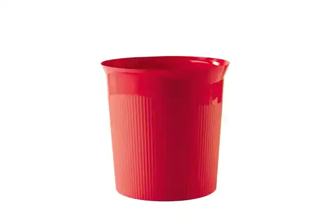 PAPIERBAK HAN RE-LOOP 13L ROND ROOD