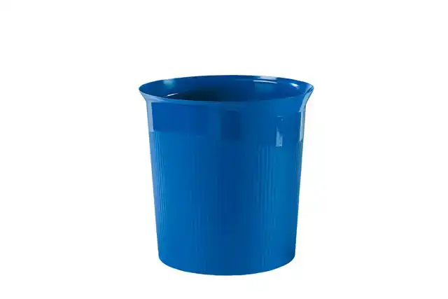 PAPIERBAK HAN RE-LOOP 13L ROND BLAUW