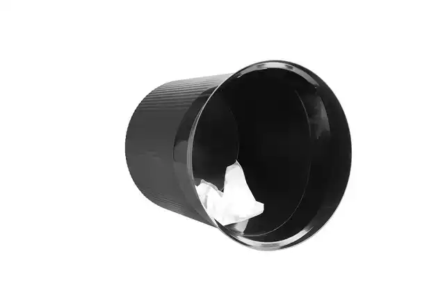 PAPIERBAK HAN RE-LOOP 13L ROND ZWART
