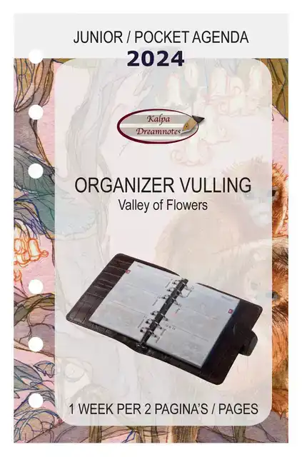 AGENDAVULLING 2026 KALPA POCKET BLOEMEN