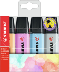 MARKEERSTIFT STABILO BOSS 70/4 PASTEL