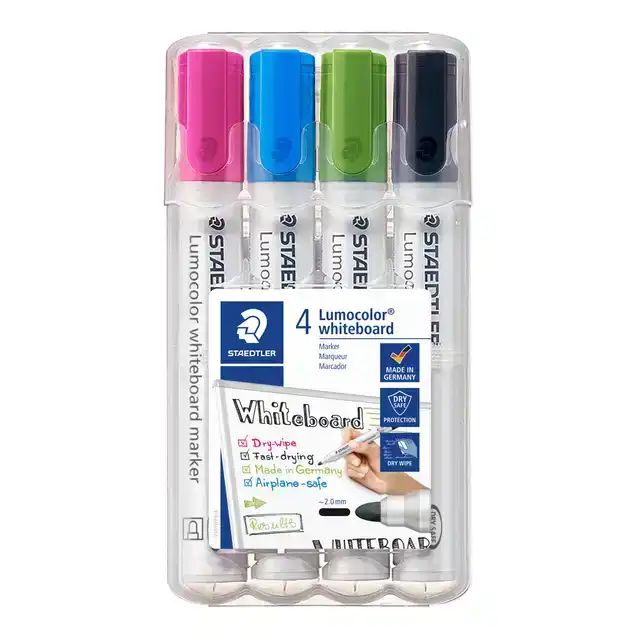WHITEBOARDMARKER STAEDTLER LUMO 351 4ST