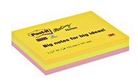 MEMOBLOK POST-IT 6445S S 152X101MM ASS