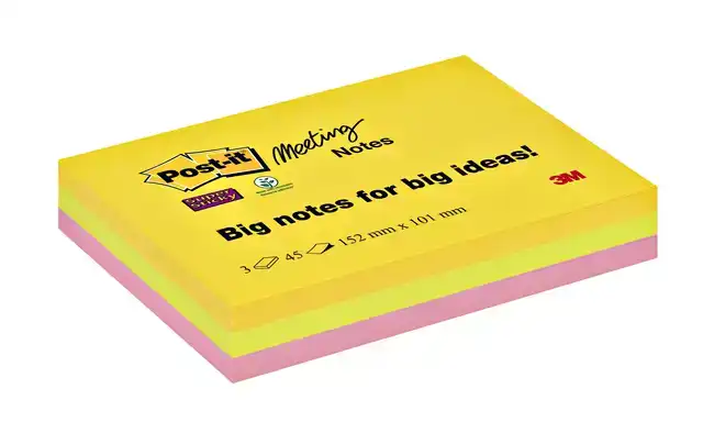 MEMOBLOK POST-IT 6445S S 152X101MM ASS