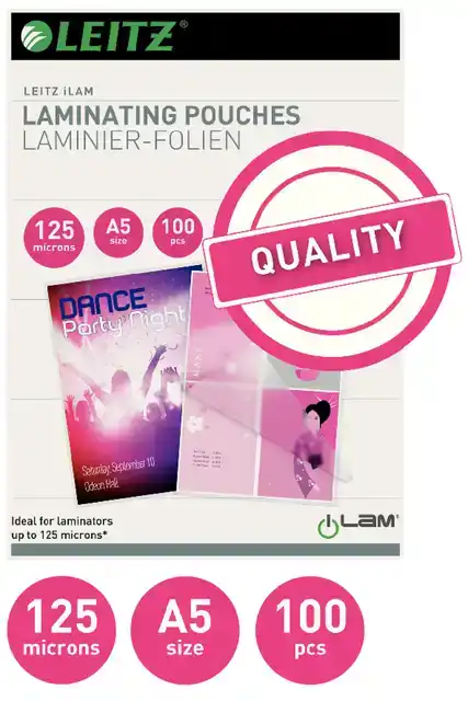 LAMINEERHOES LEITZ ILAM A5 2X125MICRON