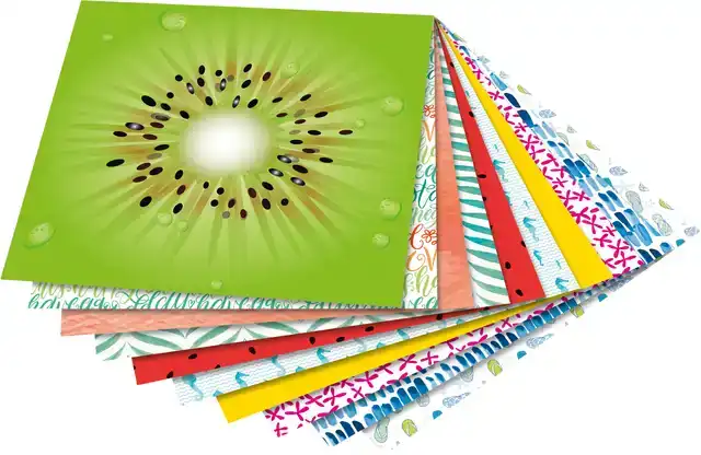 VOUWBLAADJES FOLIA 80GR 15X15CM 50V 2Z