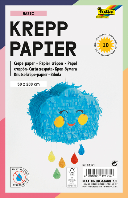 CRÃªPEPAPIER FOLIA 50X200CM BASIS 10