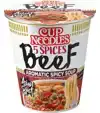 NOODLES NISSIN 5 SPICES BEEF CUP
