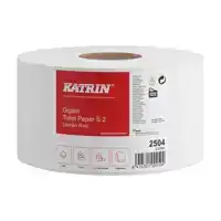 TOILETPAPIER KATRIN JUMBO 2-LAAGS WIT