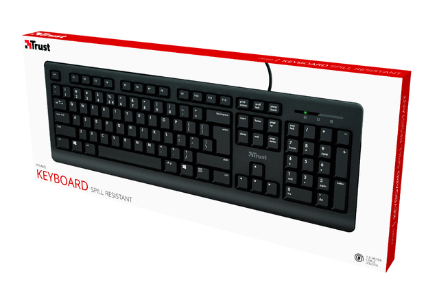 TOETSENBORD TRUST PRIMO ZWART
