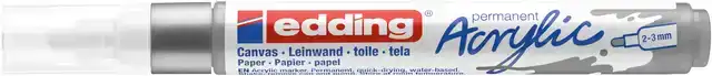 ACRYLMARKER EDDING E-5100 M ZILVER
