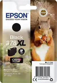 INKTCARTRIDGE EPSON 378XL T3794 ZWART