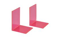 BOEKENSTEUN MAUL 10X10X13CM ACRYL NEON
