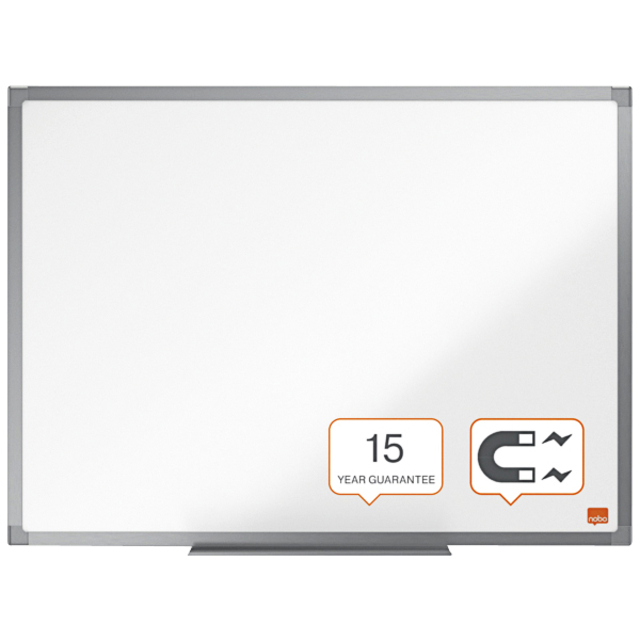 WHITEBOARD NOBO ESSENCE 45X60CM STAAL