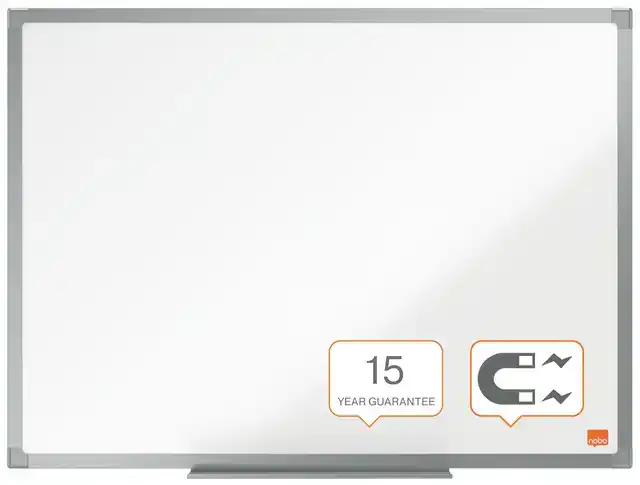 WHITEBOARD NOBO ESSENCE 45X60CM STAAL