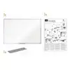 WHITEBOARD NOBO ESSENCE 45X60CM STAAL