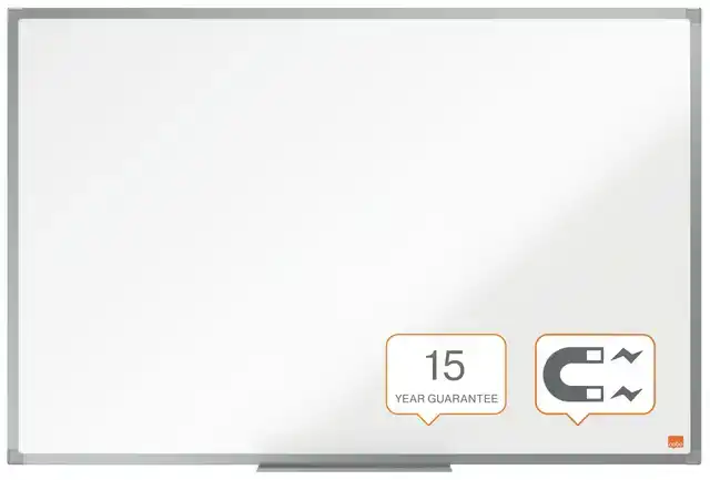 WHITEBOARD NOBO ESSENCE 60X90CM STAAL