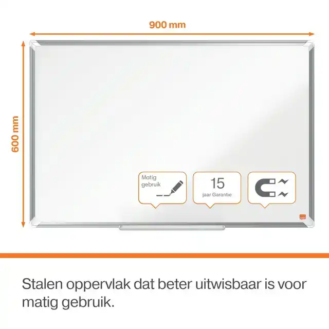 WHITEBOARD NOBO PREMIUM PLUS 60X90CM