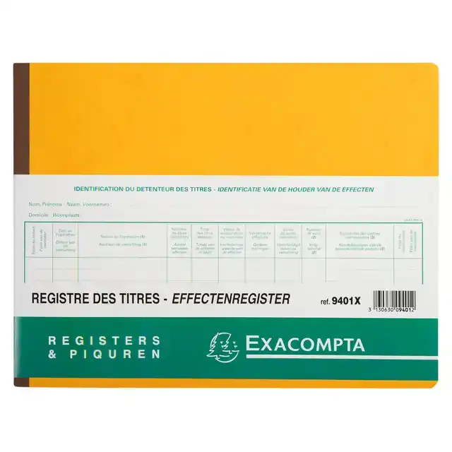 EFFECTENREGISTER EXACOMPTA BV SLR
