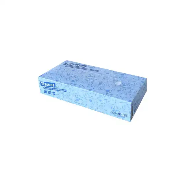 FACIAL TISSUES CLEANINQ 2LAAGS 100STUKS
