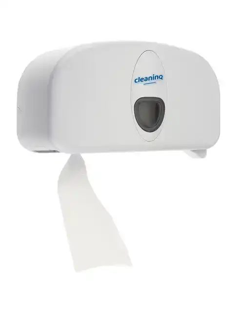 DISPENSER CLEANINQ DUO TOILETPAPIER WIT