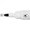 WHITEBOARDMARKER NOBO GLIDE ROND ZWART