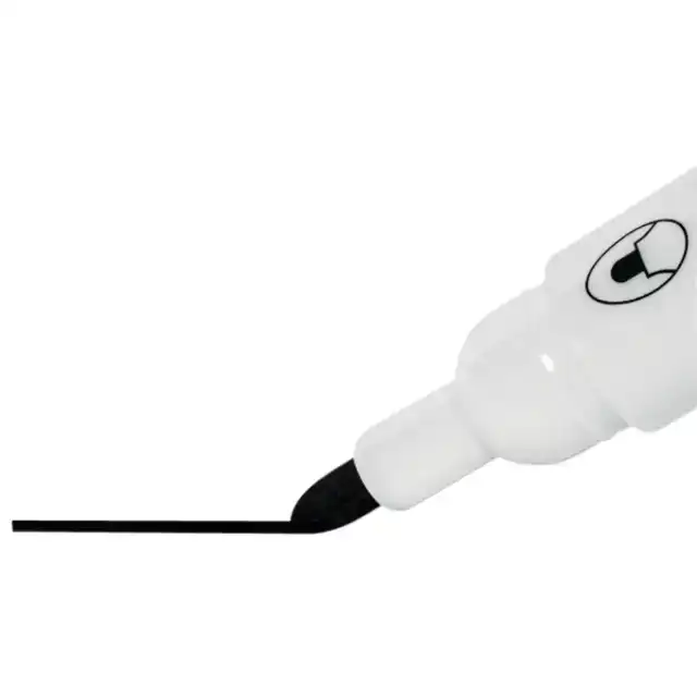 WHITEBOARDMARKER NOBO GLIDE ROND ZWART