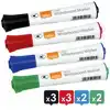 WHITEBOARDMARKER NOBO GLIDE ROND ASS