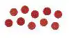 MAGNEET NOBO 32MM ROOD 10 STUKS