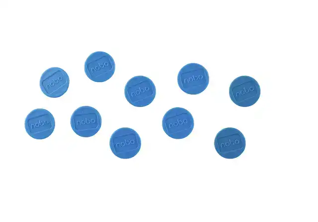 MAGNEET NOBO 24MM BLAUW 10 STUKS