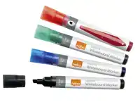 WHITEBOARDMARKER NOBO LIQUID SCHUIN ASS