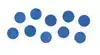MAGNEET NOBO 32MM BLAUW 10 STUKS