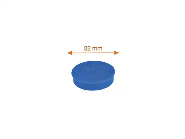 MAGNEET NOBO 32MM BLAUW 10 STUKS