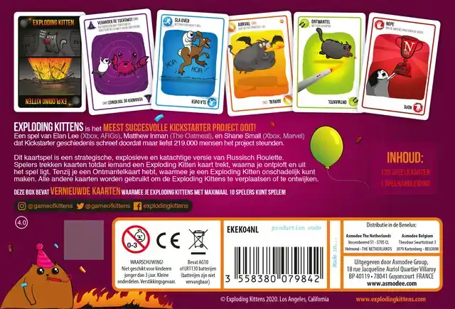 EXPLODING KITTENS PARTY PACK NL
