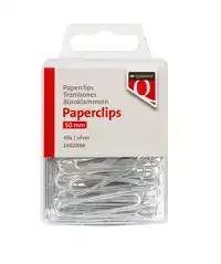 PAPERCLIP QUANTORE 50MM ROND ZILVER 40