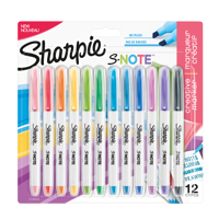 MARKEERSTIFT SHARPIE S-NOTE 12ST