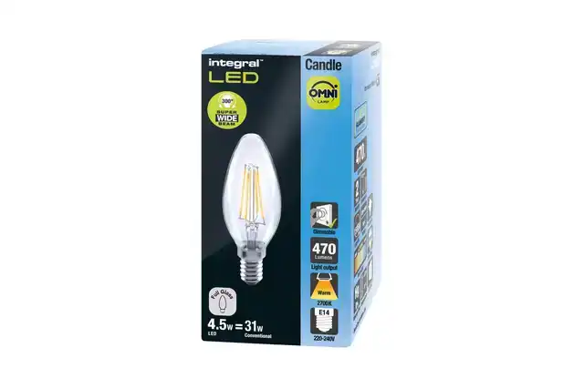 LEDLAMP INTEGRAL E14 2700K WARM WIT