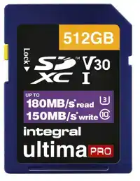 GEHEUGENKAART INTEGRAL SDXC 512GB